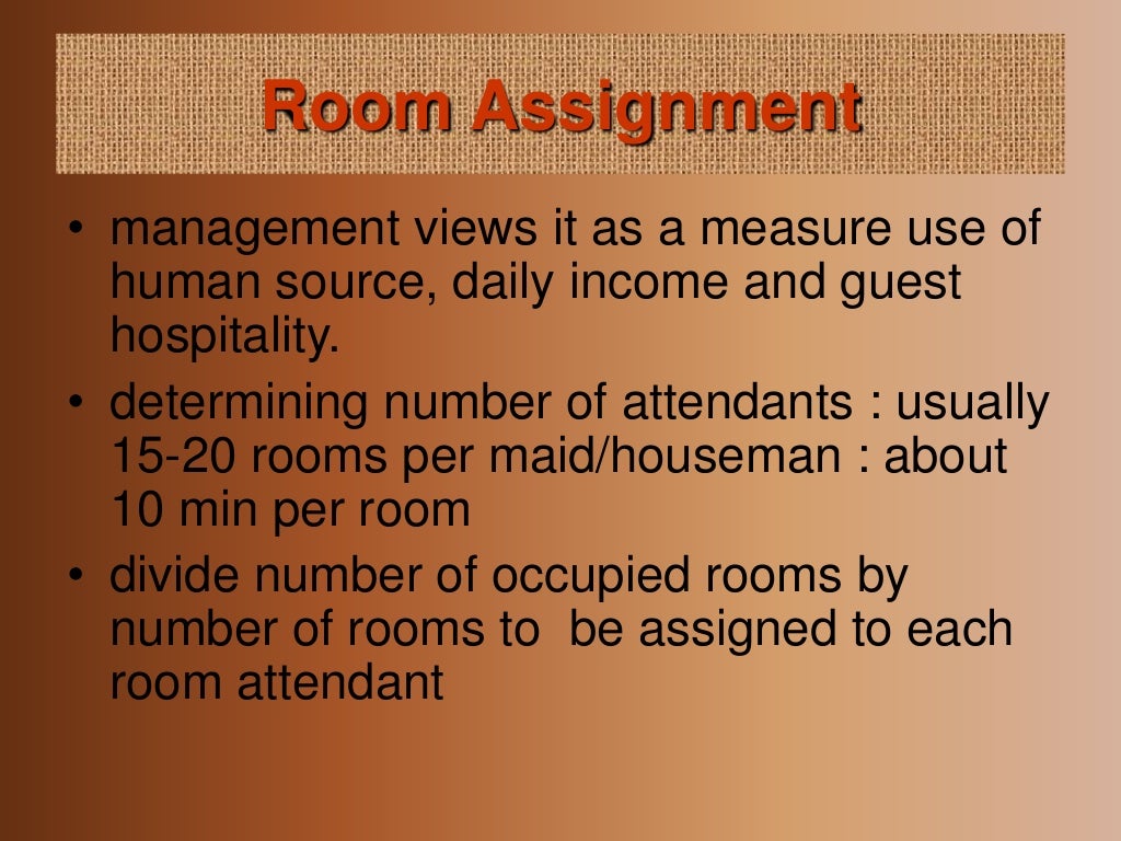 Cleaning Guest Room Procedures