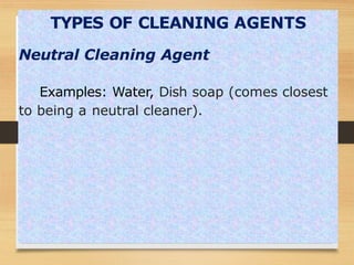Cleaners Example CLEANING INGREDIENTS ACTIVE AT HOME.pptx