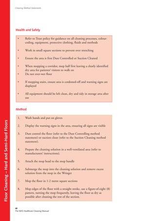 Cleaning method statements 2004 uk | PDF