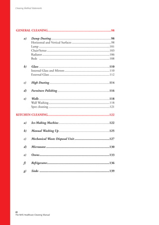 Cleaning method statements 2004 uk | PDF