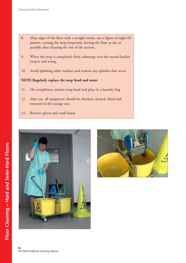 Cleaning method statements 2004 uk