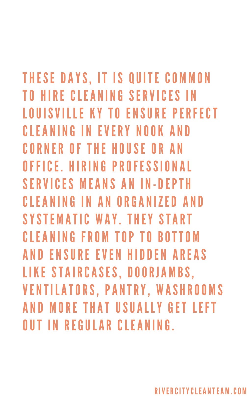 Cleaning Services in Louisville KY that Ensures Flawless