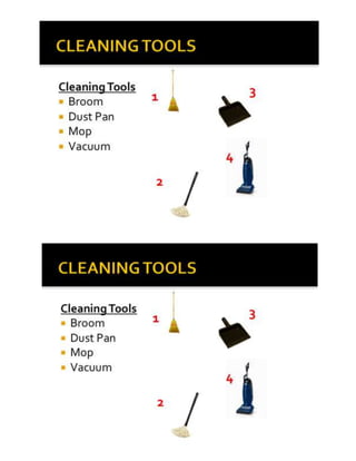 Cleaning Tools Handout