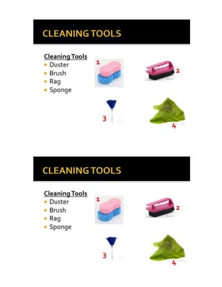 Cleaning Tools Handout Module 2