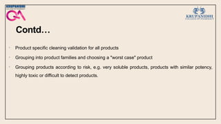 Cleaning Validation PRESENTATION- PV-JKS.pptx