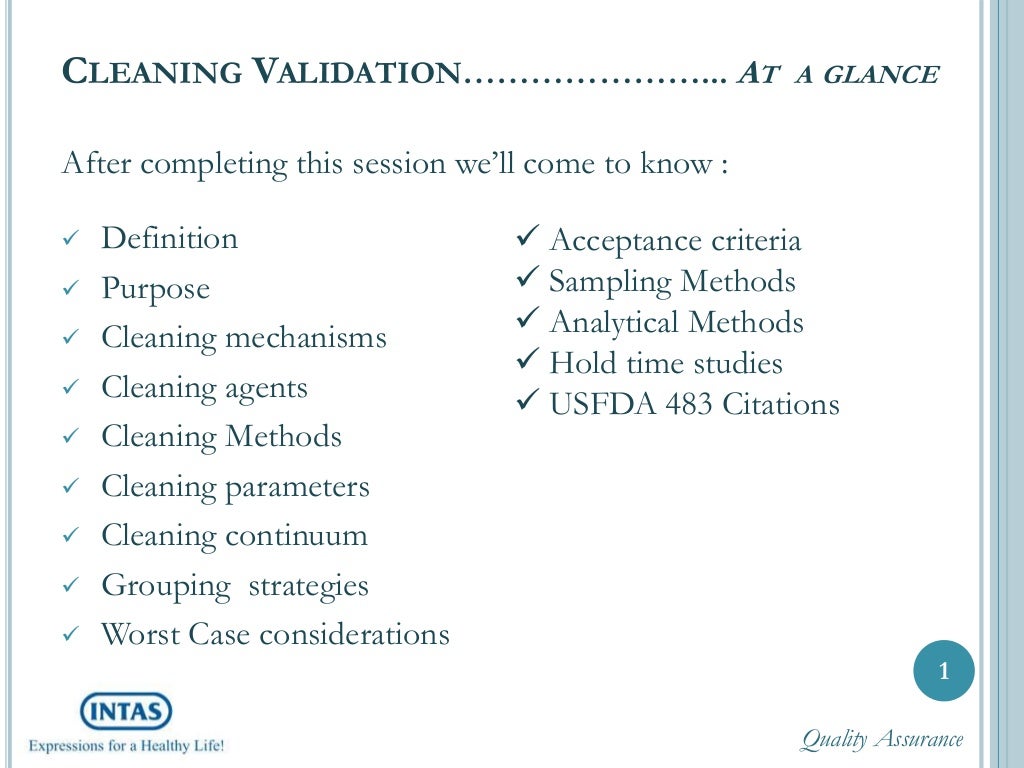 Cleaning validation a complete know how