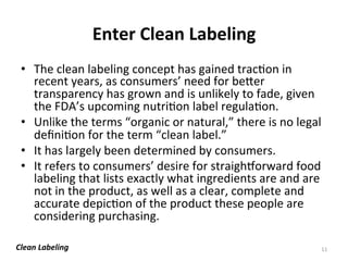 Clean Labeling Brand Square Presentation | PDF