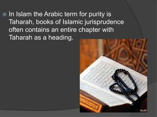 Cleanliness in islam | PPTX