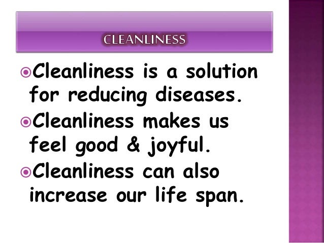 Essay on cleanliness for small kids