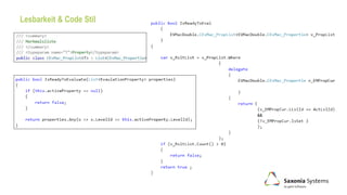 Lesbarkeit & Code Stil
 