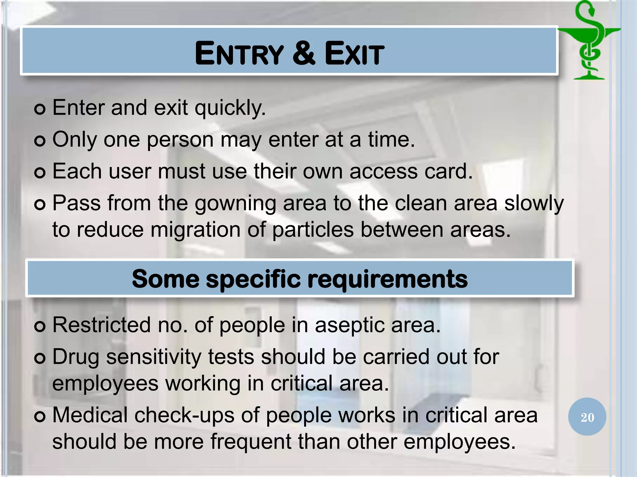 pharmaceutical clean room | PPTX