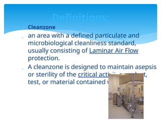 Cleanroom BEHAVIOUR IN PHARMA & BIO TECHNOLOGY | PPTX