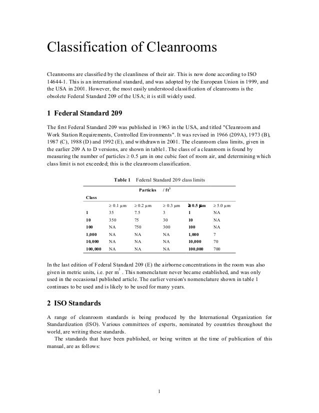 iso 14644 1 cleanroom standards pdf