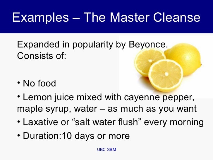 Cayenne Pepper And Lemon Juice Diet Beyonce