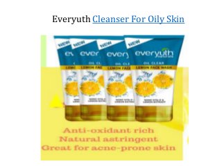 Everyuth Cleanser For Oily Skin
 