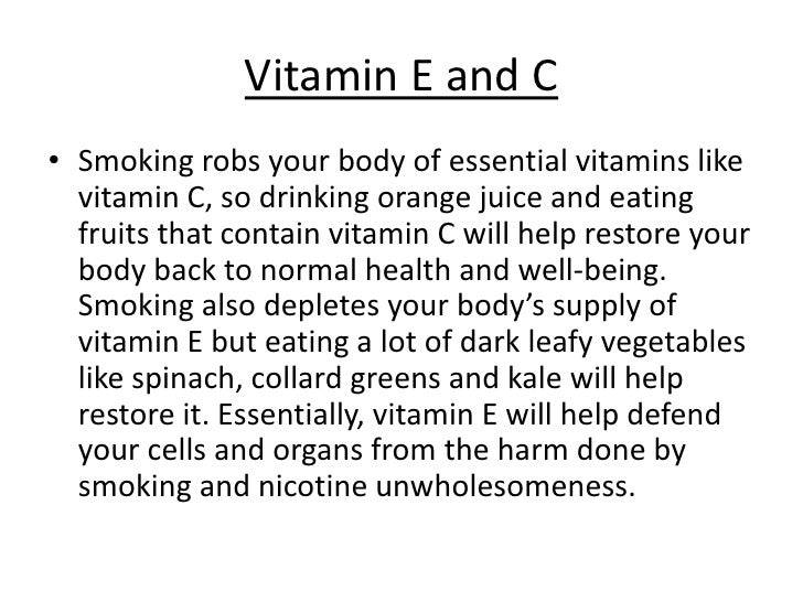 Cleanse your body and lungs from toxins