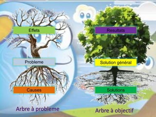 Causes
Probleme
Effets
Solutions
Resultats
Solution général
 