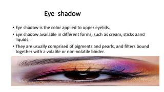 Cleansing and care needs for eye lids, 1 | PPTX
