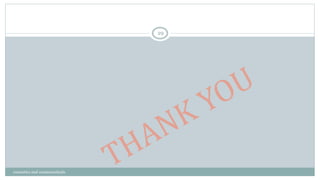 29
cosmetics and cosmeceuticals
 