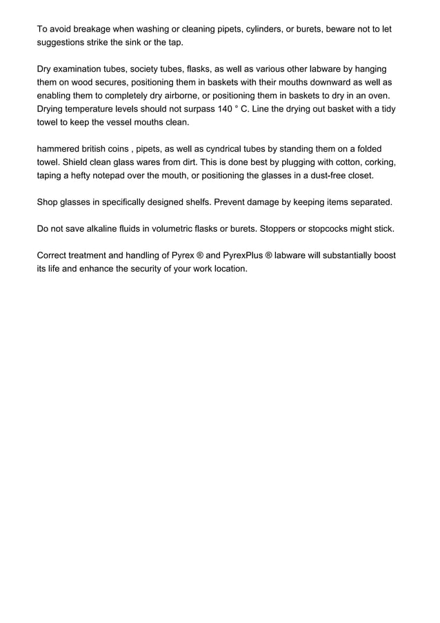 Cleansing glassware & labware. | PDF | Skin Care | Beauty