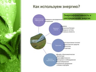 Как используем энергию?Энергоэффективность и распределение энергии