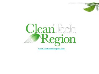 www.cleantechregion.com 
 