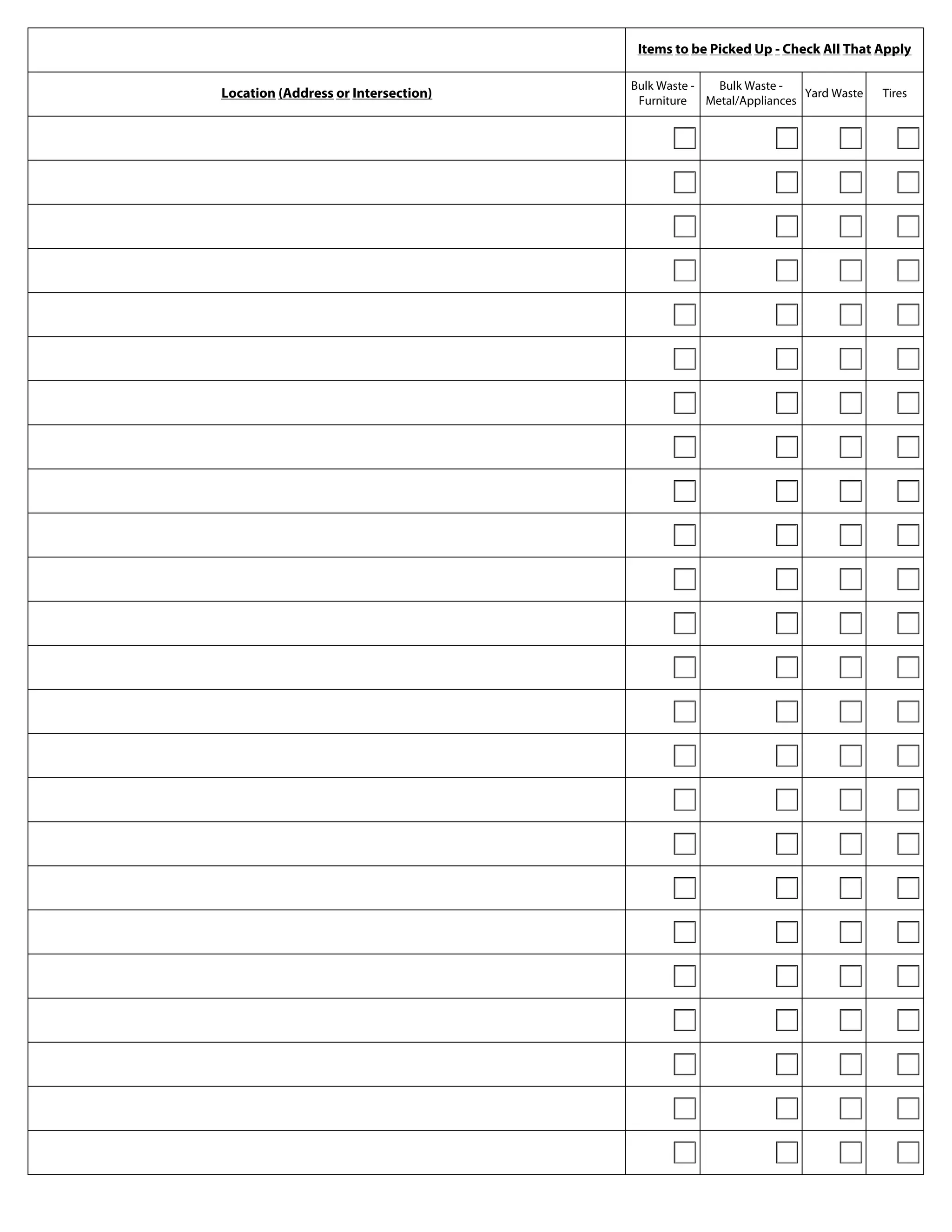 Neighborhood Clean-Up Application | PDF | Home Improvement | Home & Garden