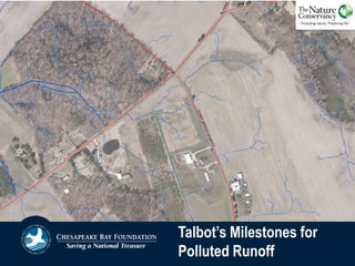 Talbot’s Milestones for
Polluted Runoff
 