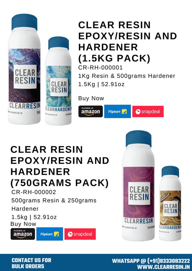 Clear Resin Catalogue PDF