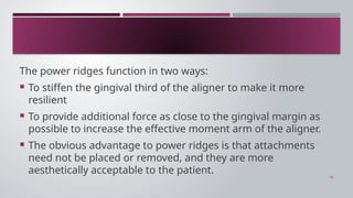 CLEAR ALIGNERS Basic And Types Of Attachment | PPTX