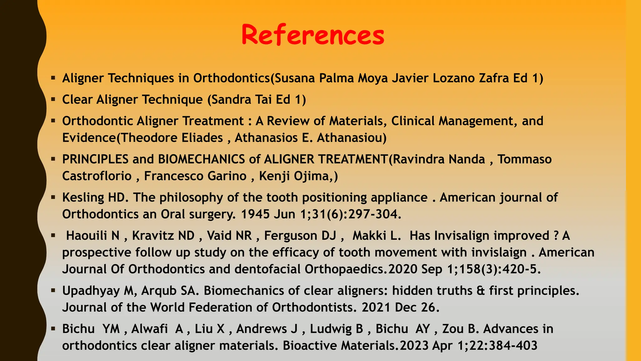 CLEAR ALIGNER THERAPY IN ORTHODONTICS .pptx