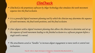 CLEAR ALIGNER THERAPY IN ORTHODONTICS .pptx