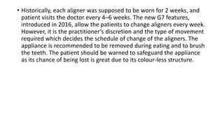 Clear aligner treatment | PPTX