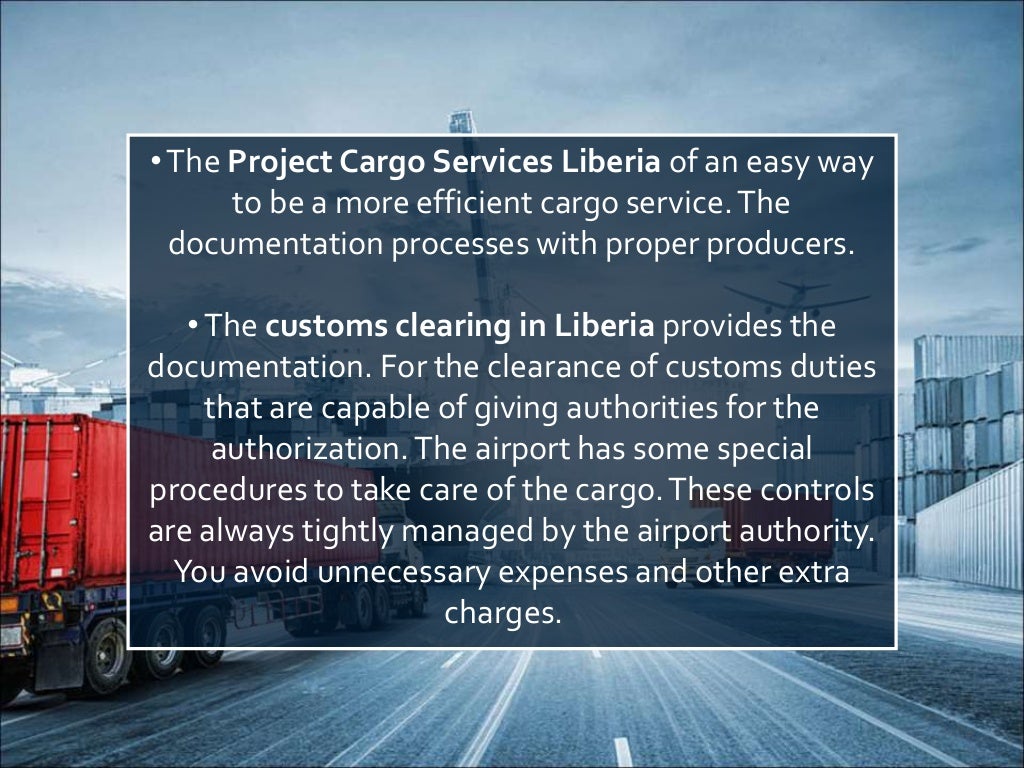Clearance and documentation for cargo services