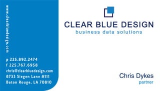 Clearblue Logo Design &amp; Business Card