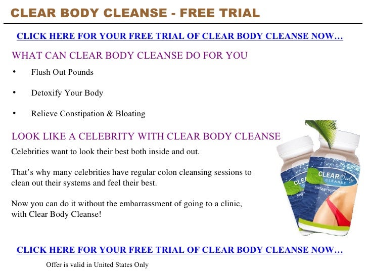 Clear Change Detox Powerpoint clear cleanse free trial Clear Change Detox Powerpoint clear cleanse free trial