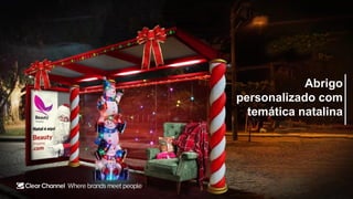 Abrigo
personalizado com
temática natalina
 