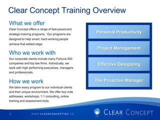 Clear Concept Overview | PPTX
