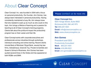 Clear Concept Overview | PPTX