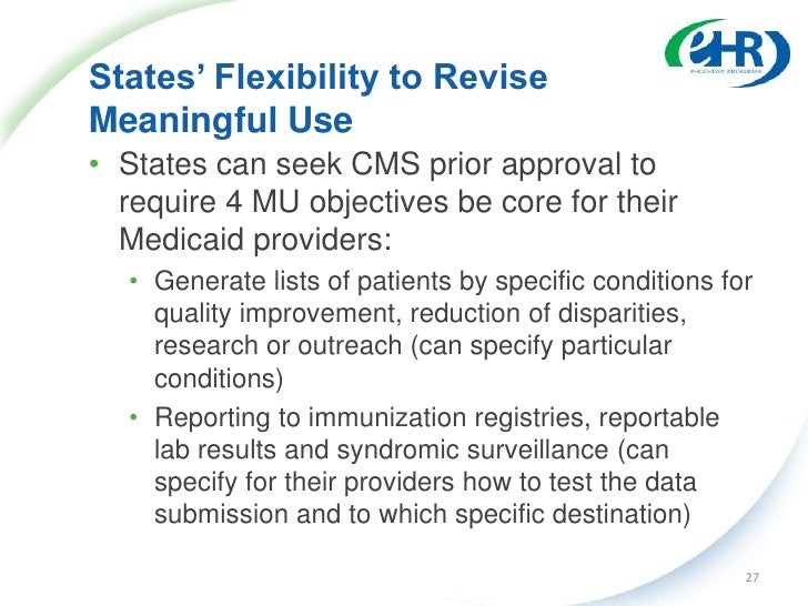 CMS Meaningful Use Rule Announcement 7 13 2010 Cms meaningful use rule announcement 7 13 2010