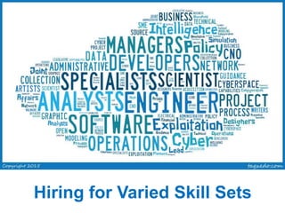 Hiring for Varied Skill Sets
 