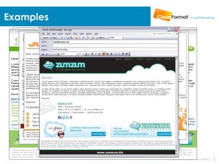 Examples




           Brand your daily business email | 11
 