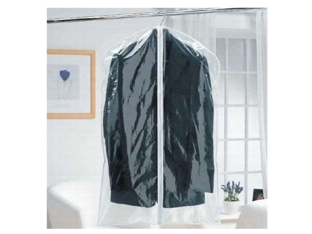 Clear garment bags
