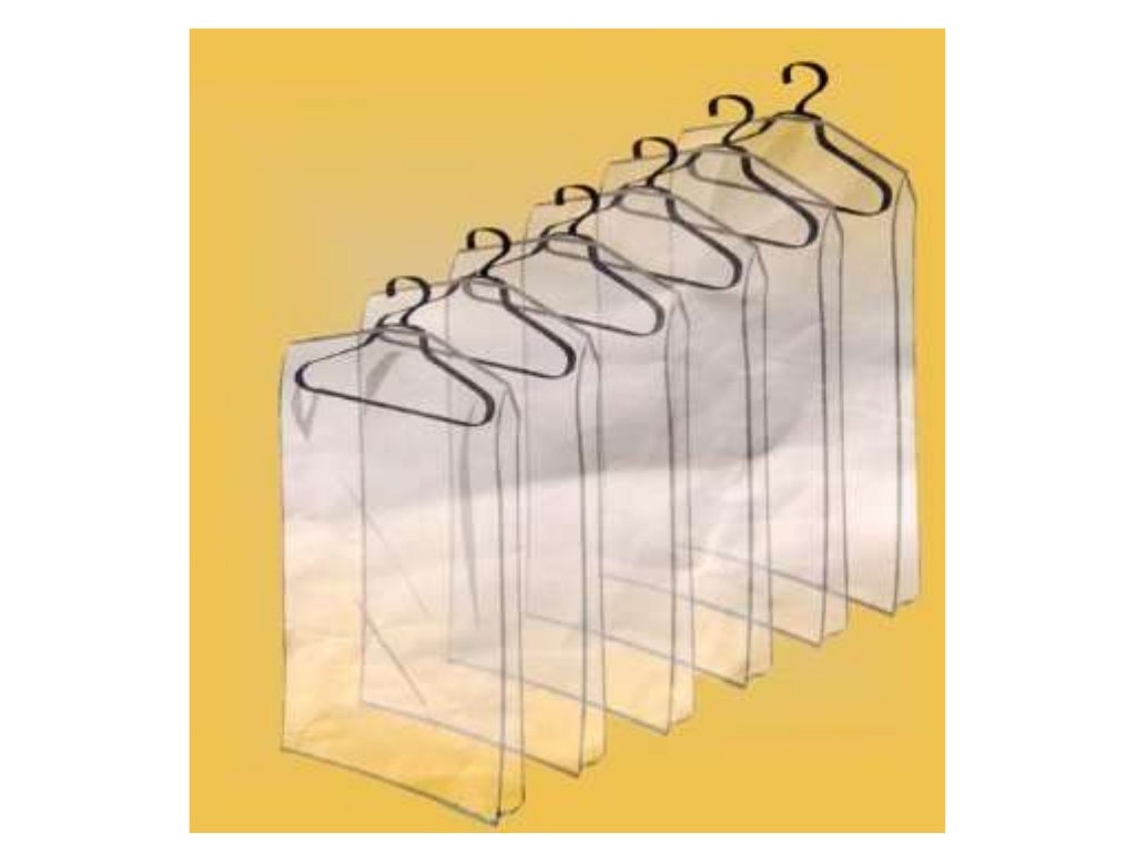 Clear garment bags