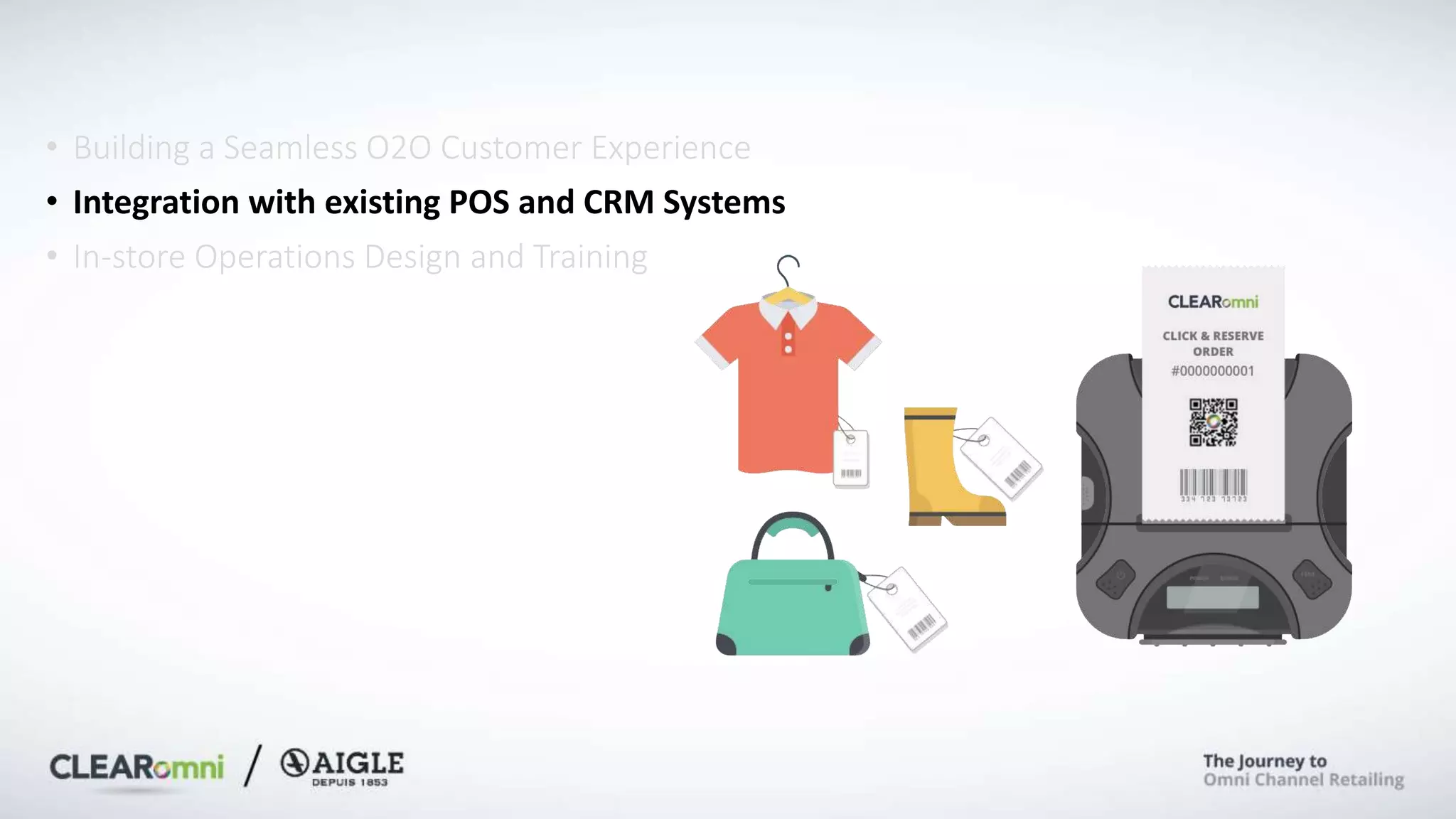 • Building a Seamless O2O Customer Experience
• Integration with existing POS and CRM Systems
• In-store Operations Design and Training
 