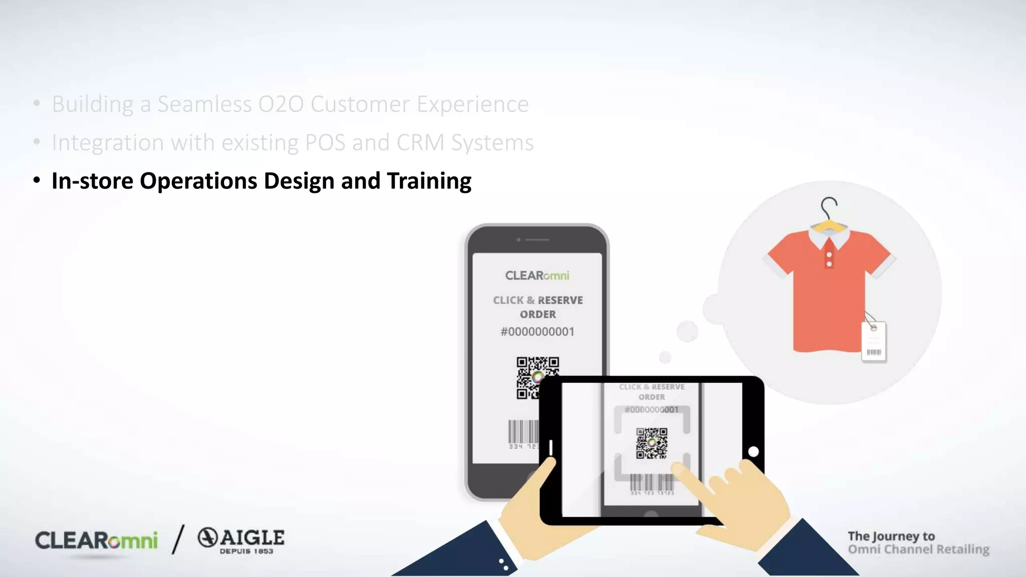 • Building a Seamless O2O Customer Experience
• Integration with existing POS and CRM Systems
• In-store Operations Design and Training
 