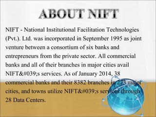 Cheque Clearing & Nift Processing | PPT
