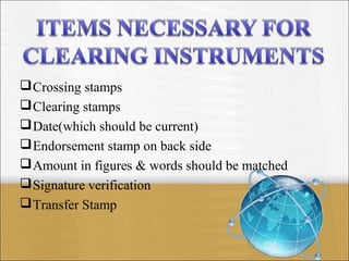 Cheque Clearing & Nift Processing