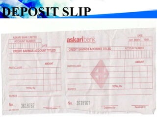 DEPOSIT SLIP
 