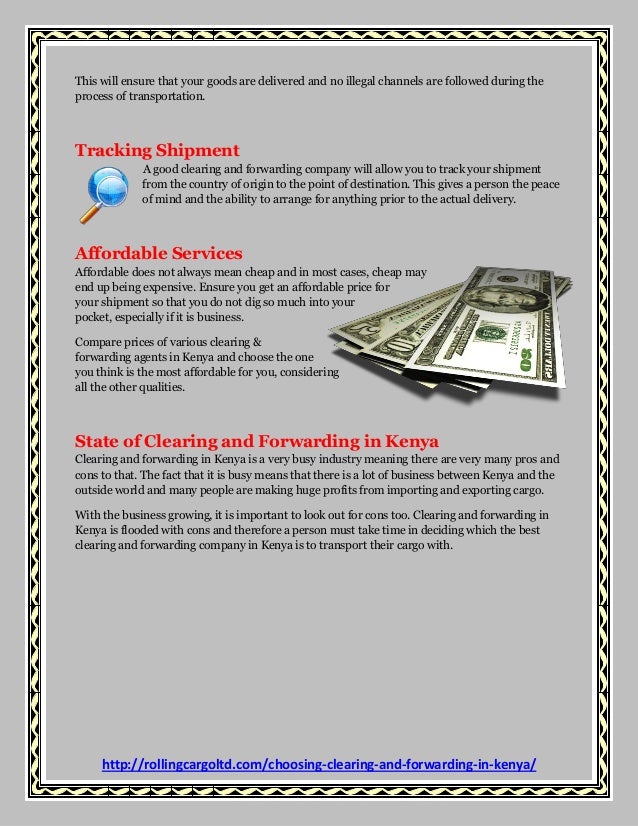 Clearing And Forwarding In Kenya How To Choose The Best Agent
